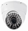 Vandal proof Dome Camera with Fix Lens, Enhanced Audio and Night Vision 48 LED