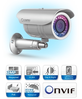 Mini IP Dome Camera Cam Indoor Outdoor Kamera Netzwerk RJ-45 PoE MPEG-4 Webcam