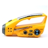 Emergency Flashlight with Digital Radio, IPhone 5/Android Solar Dynamo Crank Charger